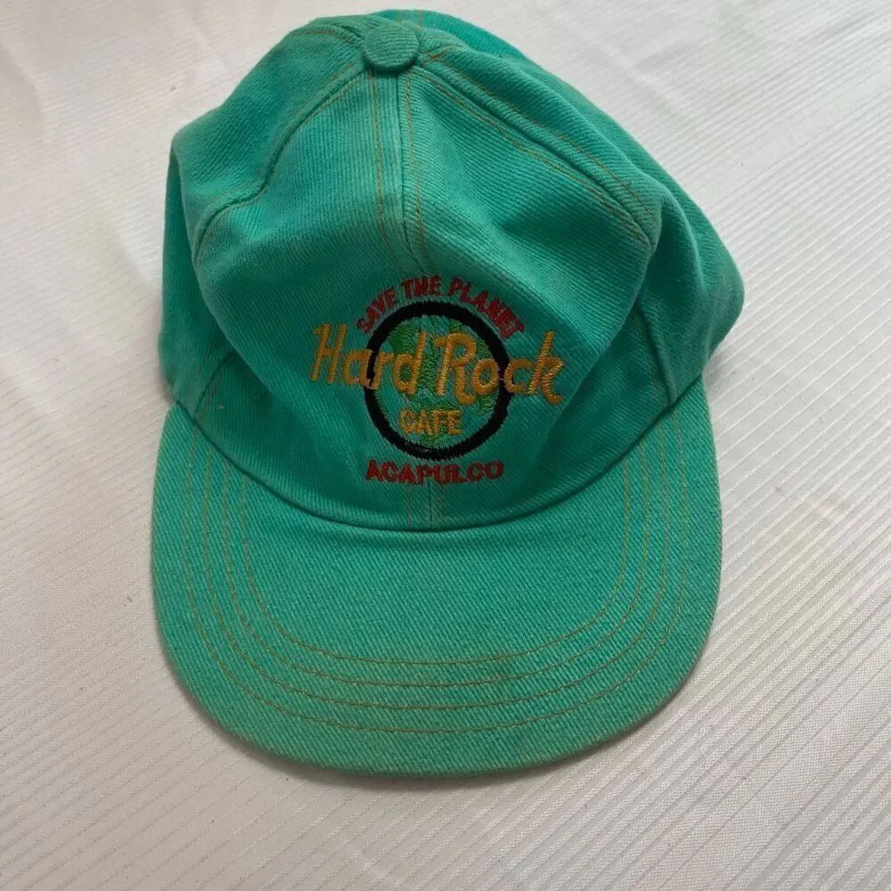Hard Rock Cafe Baseball Hat Acapulco Mexico Save The Planet SnapBack Cap